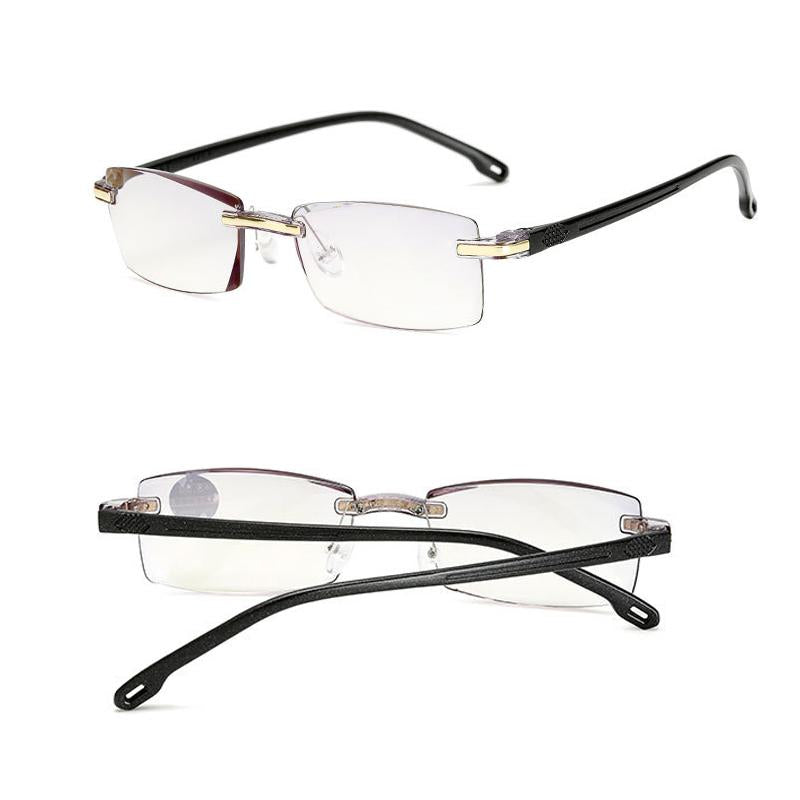 Drachekind260117 Unisex Progressive Lesebrille mit Blaulichtschutz, ideal für Nah- und Fernsicht.