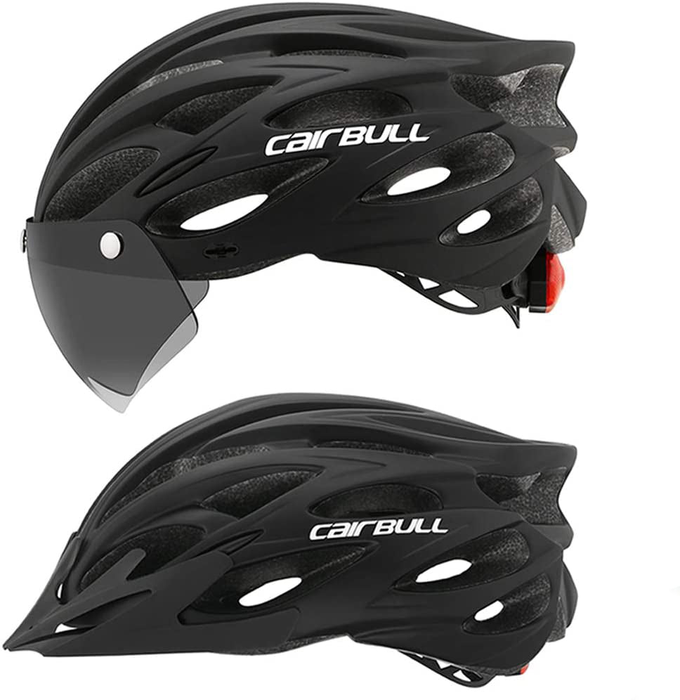 Maximaler Schutz mit dem ProGuard Fahrradhelm: Integriertes Rücklicht, schützendes Visier & komfortable Passform.
