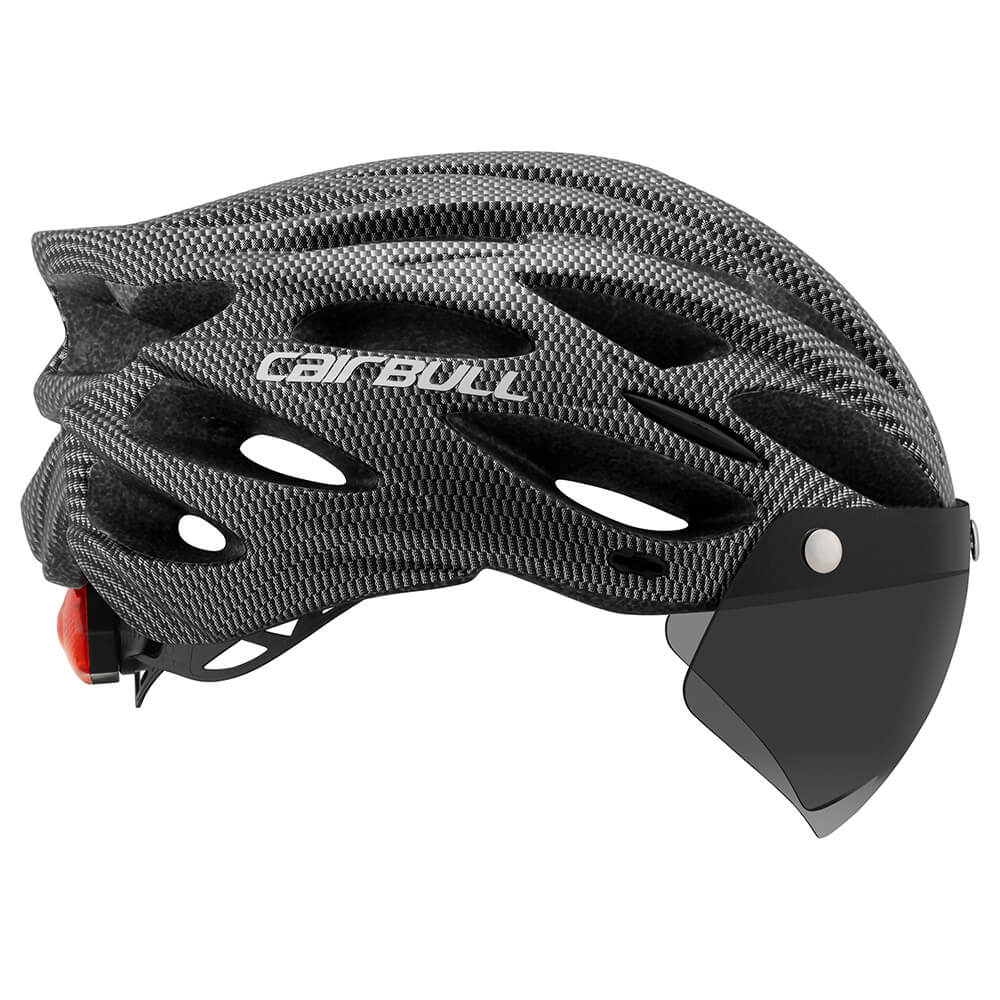 ProGuard Fahrradhelm mit integriertem Rücklicht für erhöhte Sichtbarkeit & Sicherheit im Straßenverkehr. Unisex & komfortabel.