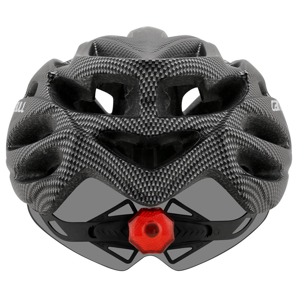 Vielseitiger ProGuard Unisex Fahrradhelm für Radsport. Bietet Komfort, Sicherheit, Belüftung, Rücklicht & Visier.