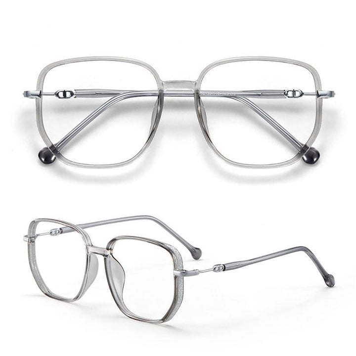 Unisex Randlose Lesebrille mit Blaulichtfilter, leicht & elegant, ideal für Bildschirmarbeit & Augenpflege.