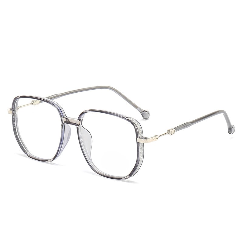 Minimalistische Sehbrille mit Blaulichtfilter, randlos, für stilbewusste Leser & Schutz der Augen.