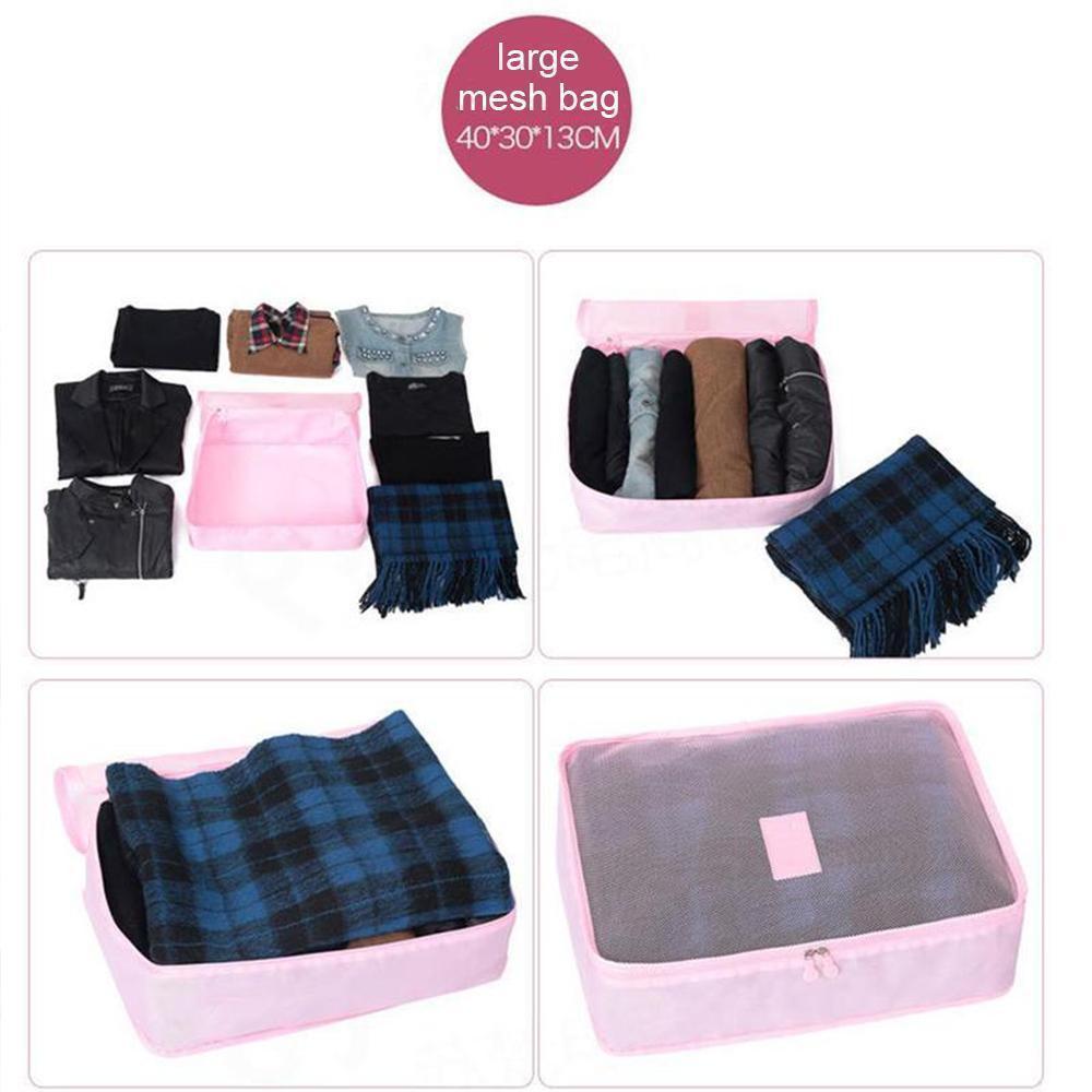 Unisex dodorado Kofferorganizer Set (6tlg.) für strukturierte Gepäckorganisation, ideal für jede Reise.