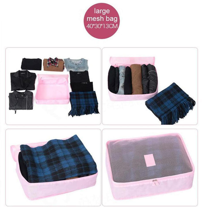 Unisex dodorado Kofferorganizer Set (6tlg.) für strukturierte Gepäckorganisation, ideal für jede Reise.