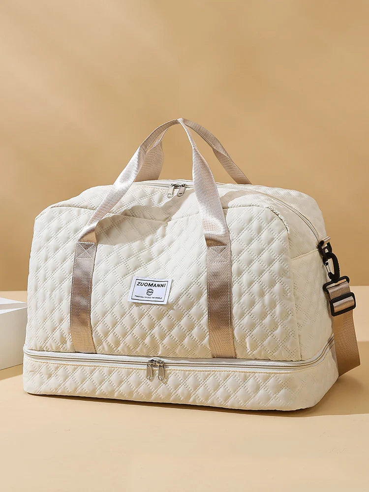 Unisex Reise- & Sporttasche faltbar mit separatem Schuh- & Nassfach. Ideal für Sport, Reise & Alltag.