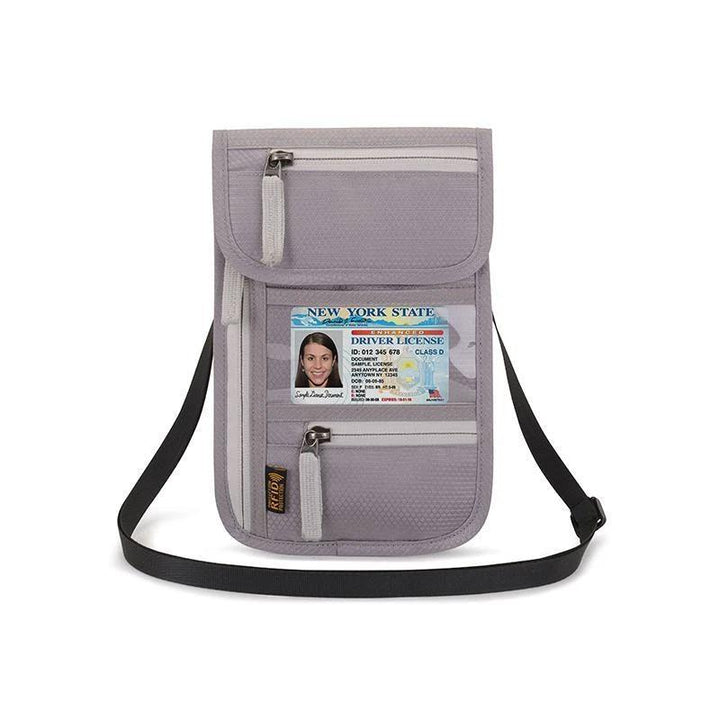 Sichere Dokumententasche & Reise-Organizer mit RFID-Schutz, ideal für Pässe und Wertsachen.