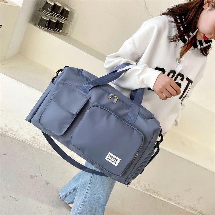 Robuste Reisetasche unisex mit Schuhfach, hält Kleidung & Schuhe sauber getrennt.