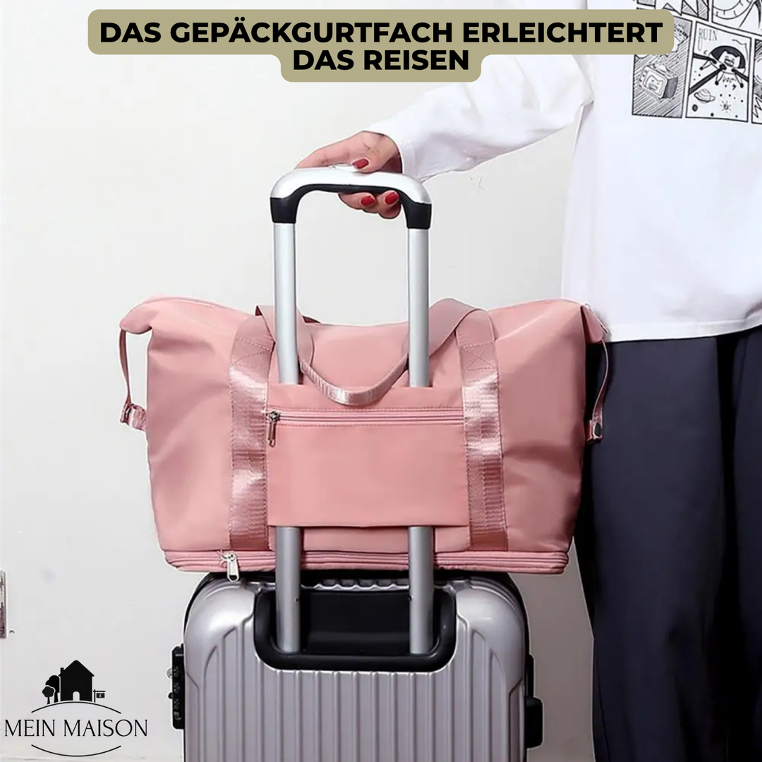 Multifunktionale Organisationstasche, feuchtigkeitstrennend. Ideal für Reisen, Sport oder den organisierten Alltag.