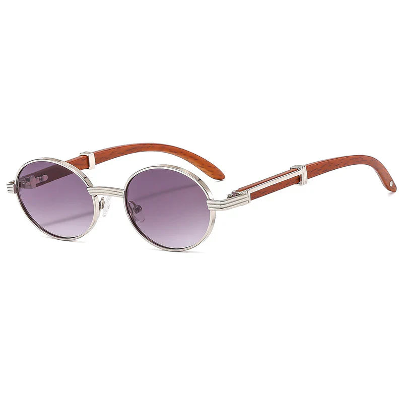 Unisex Holzsonnenbrille für den Sommer. Nachhaltiges Retro-Design, leicht und bequem mit UV-Schutz.