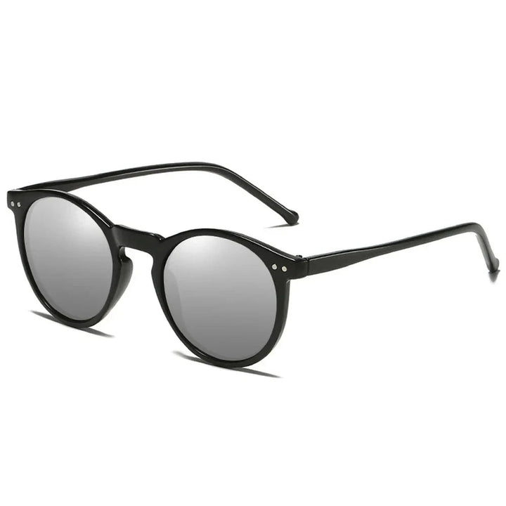 Runde Retro Sonnenbrille mit UV400 Schutz für Damen & Herren. Ideal für Reisen & Outdoor-Aktivitäten.