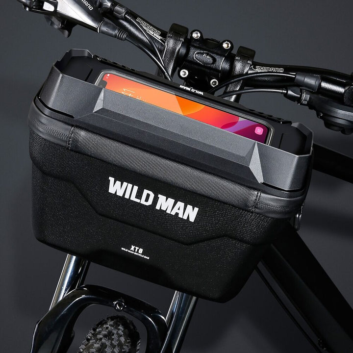 Robuste Fahrradtasche für Smartphone & Essentials, unisex, wasserabweisend & vielseitig einsetzbar.