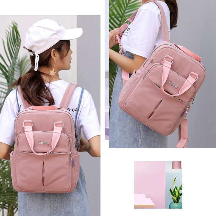 Ergonomischer wasserdichter USB-Rucksack, modern, perfekt für Schule & Reisen.
