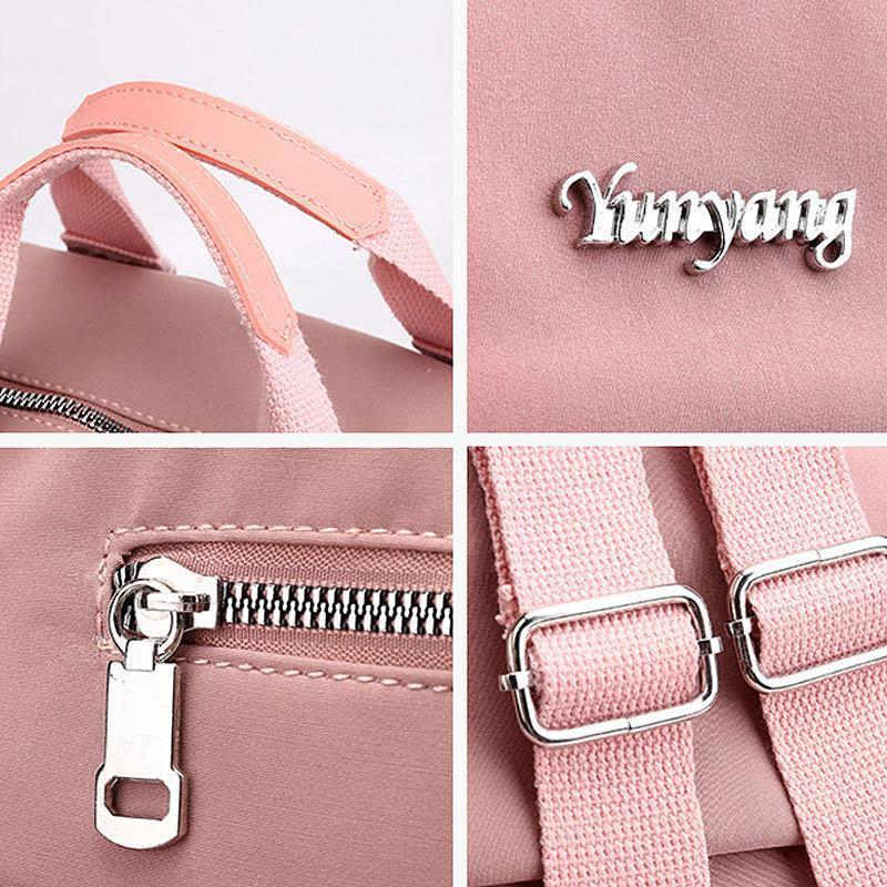 Robuster unisex Schulrucksack, wasserdicht, mit USB-Port für komfortables Laden.