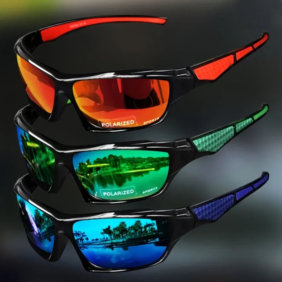 Stilvolle runde Unisex Sonnenbrille mit polarisierten Gläsern, UV400 Schutz und schlankem Metallrahmen.