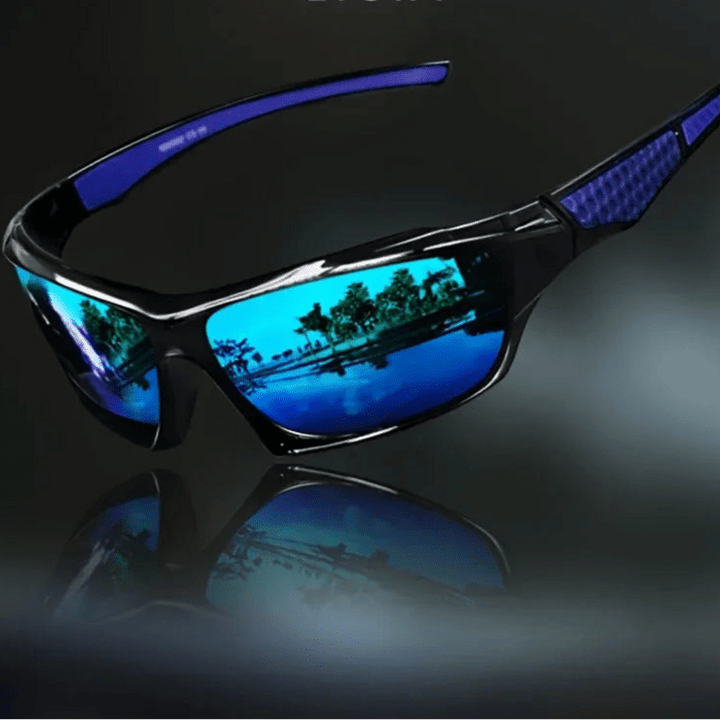 Leichte unisex Rundsonnenbrille, polarisiert, UV400 Schutz, mit Metallrahmen. Perfekt für Damen und Herren.