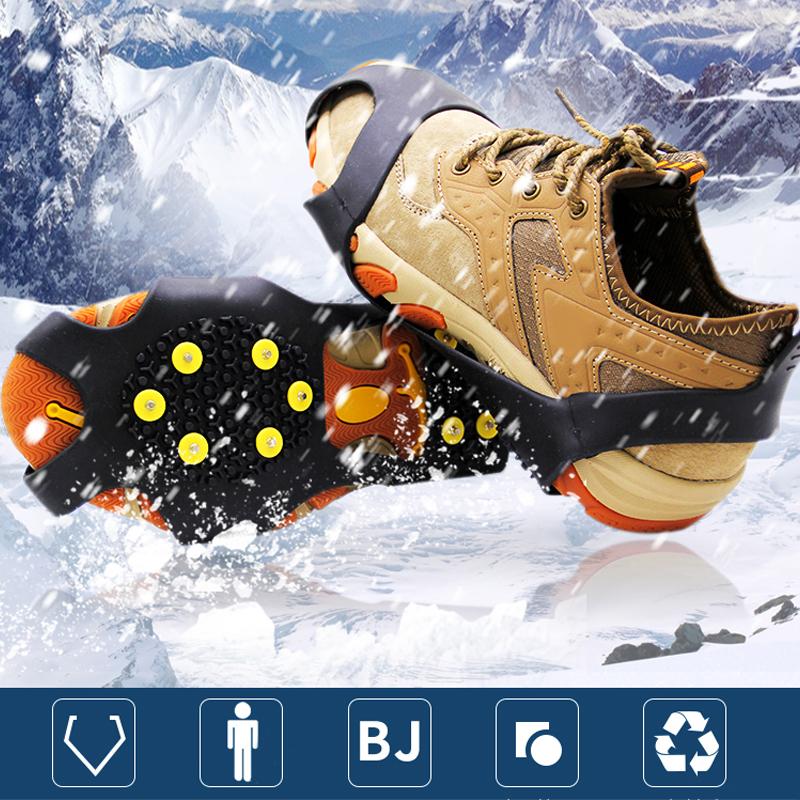 Universelle Schuhspikes für Damen & Herren, bieten optimalen Grip auf Eis und Schnee.
