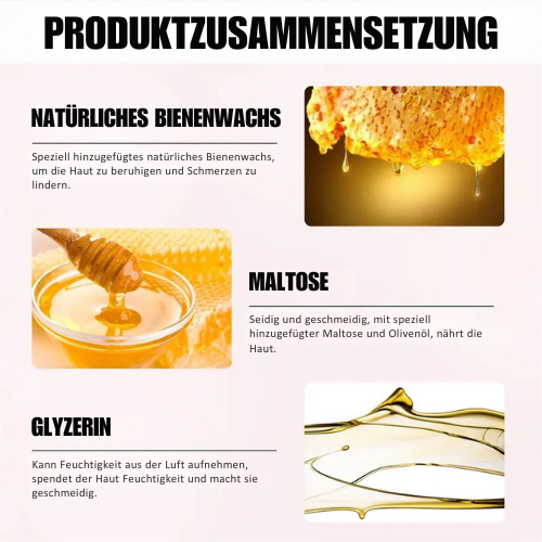 Flasche des sanften Haarentfernungssprays, das schnell unerwünschte Haare entfernt & glatte Haut zaubert.