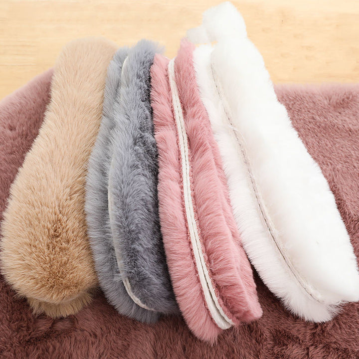 Unisex Schaffell-Einlegesohlen für warme Füße im Winter, gemütlich & atmungsaktiv