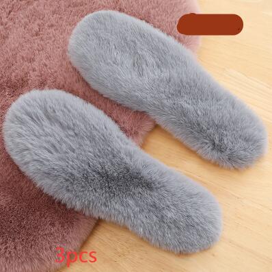 Atmungsaktive & warme Schaffell-Einlegesohlen für unisex, verbessern den Winterkomfort
