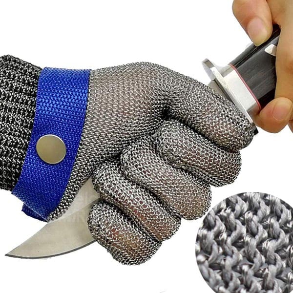 Unisex Schnittschutzhandschuh für Küche & Handwerk. Ultimativer Schutz vor Schnitten bei Lebensmittelverarbeitung.