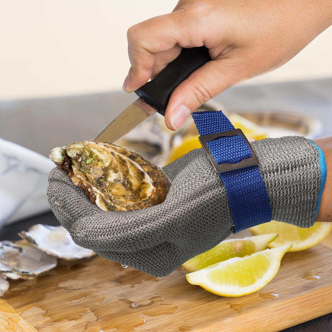 Unisex Schutzhandschuh für präzise Arbeiten in Küche & Handwerk. Bietet optimalen Schnittschutz.