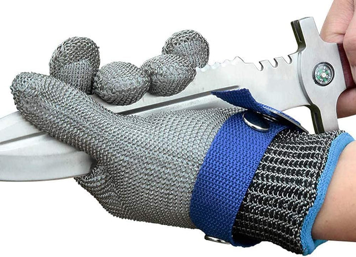 Zuverlässiger Sicherheitshandschuh, schützt Hände beim Schneiden & Zerlegen von Lebensmitteln.
