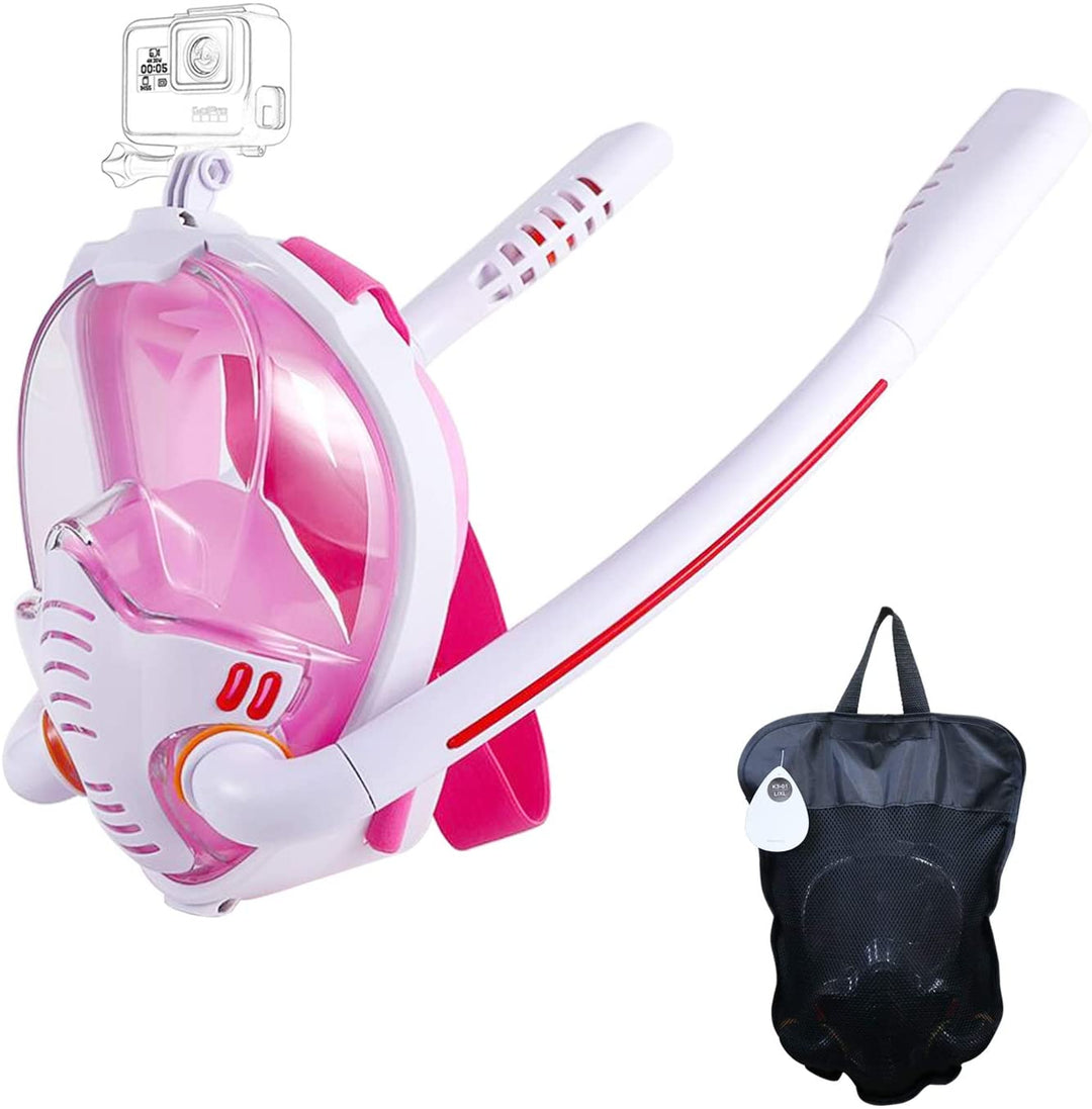 Unisex Schnorchelmaske für Erwachsene, ideal für entspanntes Schnorcheln und Tauchen im Wasser.