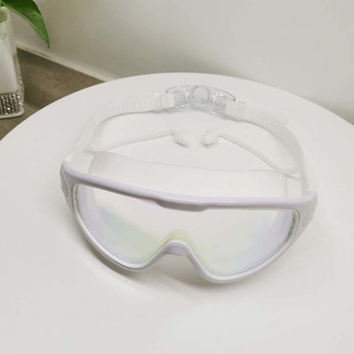 Verstellbare Schwimmbrille, unisex. Weiches Silikon, Anti-Beschlag, 180° Weitblick für Komfort.