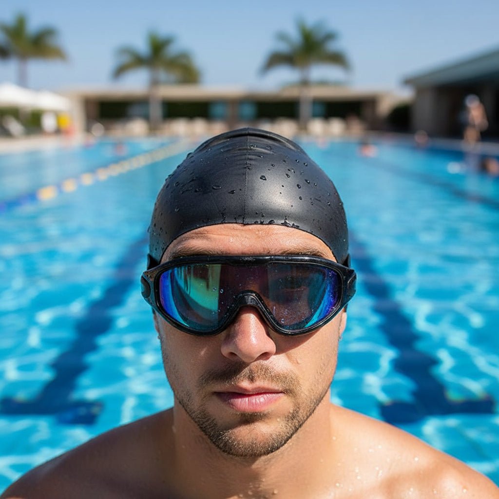 Unisex Schwimmbrille für klaren Blick & 180° Sichtfeld beim Schwimmen, beschlagfrei.