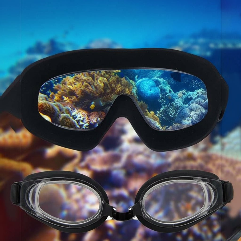 Premium Unisex Schwimmbrille mit komfortablem Sitz, wasserdicht & beschlagfrei für jedes Training.
