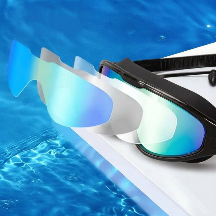 Klarblick Unisex Schwimmbrille für Schwimmen & Sport, 180° Sichtfeld, beschlagfrei und bequem.