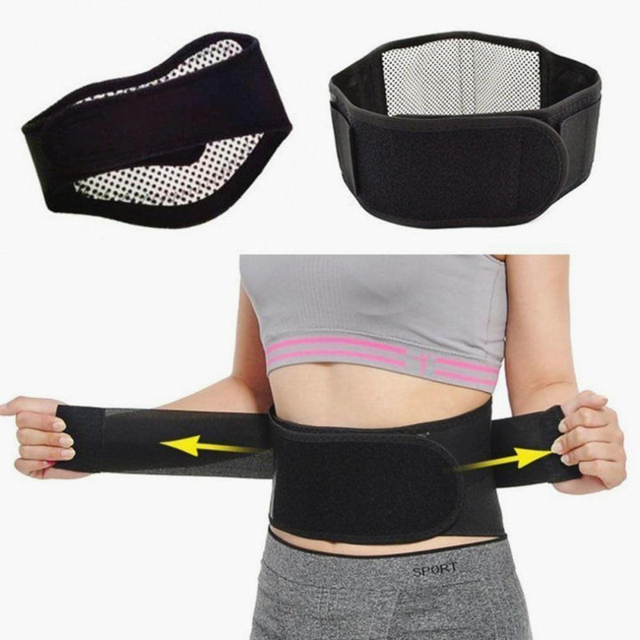 Unisex selbstheizende Magnet-Rückenstütze zur schnellen Schmerzlinderung; integrierte Magnete & Turmalin für Therapie.