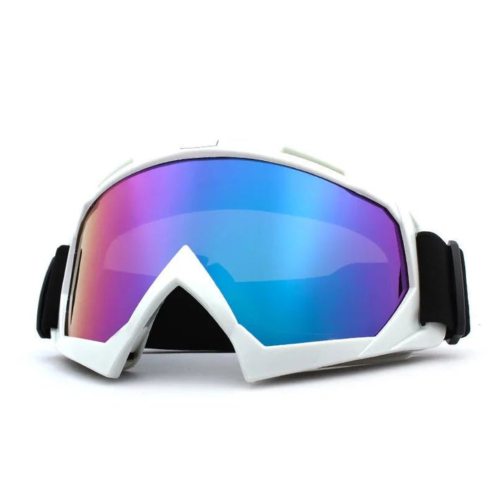 Vielseitige Unisex Skibrille mit UV-Schutz, winddicht und beschlagfrei für alle Wintersportarten.