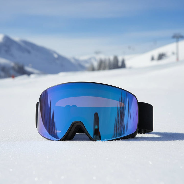 Unisex Skibrille mit Antibeschlag, UV-Schutz & Panoramasicht für Wintersport.
