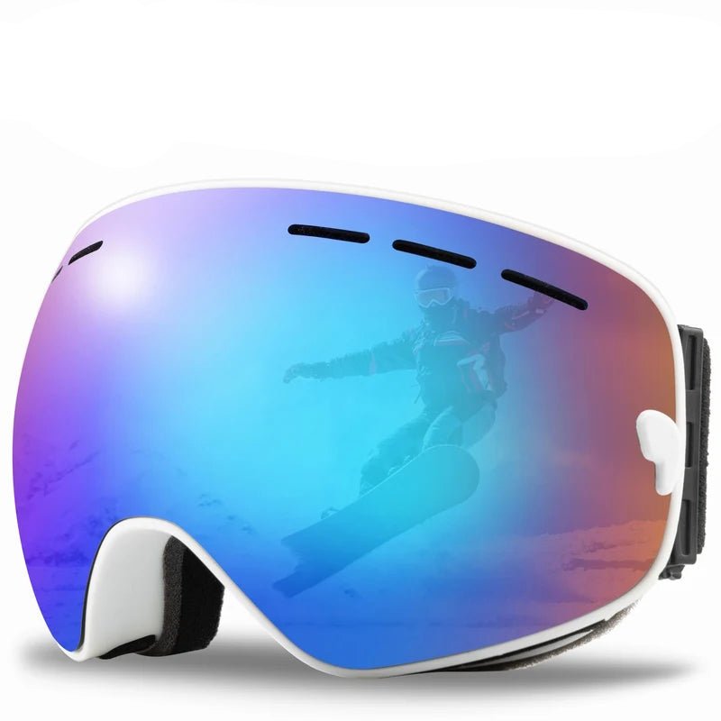 Funktionale Skibrille, doppellagig & antibeschlag, für alle deine Ski- und Snowboard-Abenteuer.