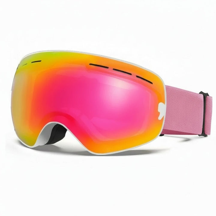 Komfortable Unisex Skibrille mit dreifacher Schaumstoffpolsterung. Antibeschlag-Technologie für lange Freude.