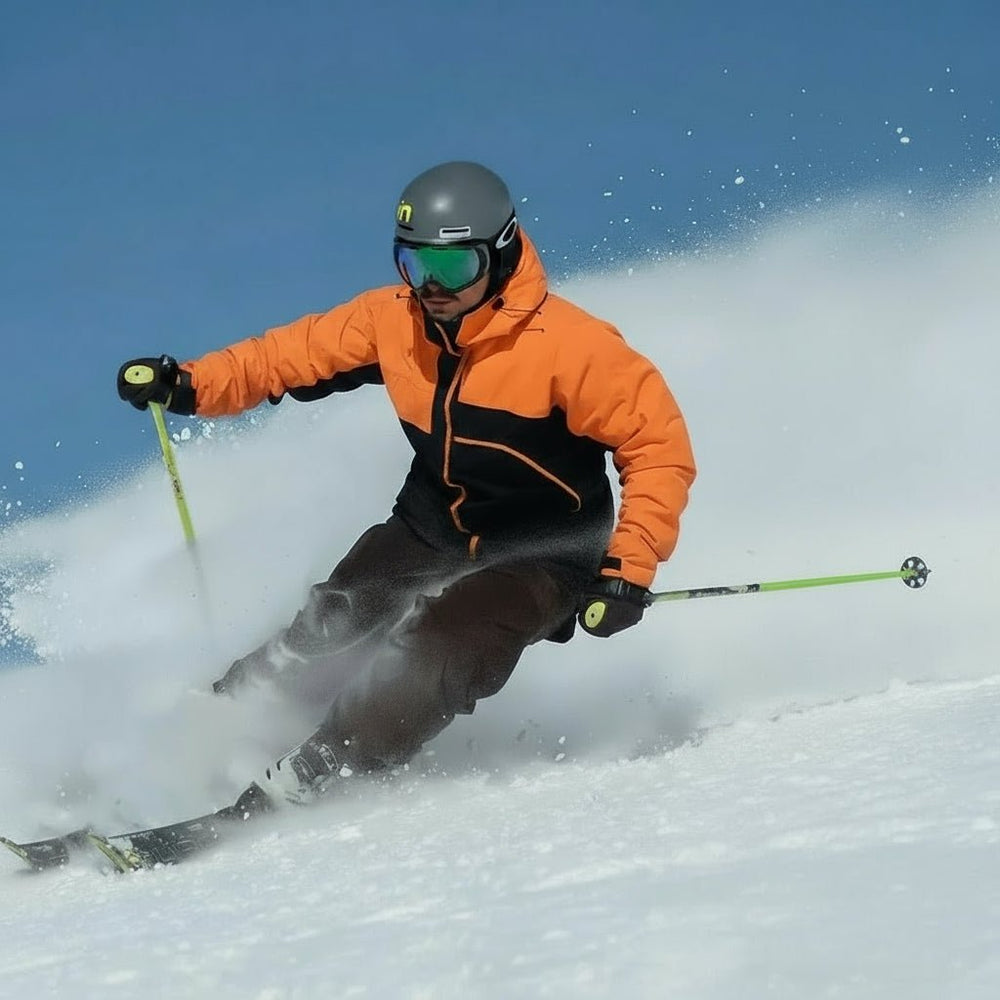 Robuste Unisex Skigurte mit Klettverschluss für sicheren Ski- & Snowboardtransport, aus strapazierfähigem Nylon.