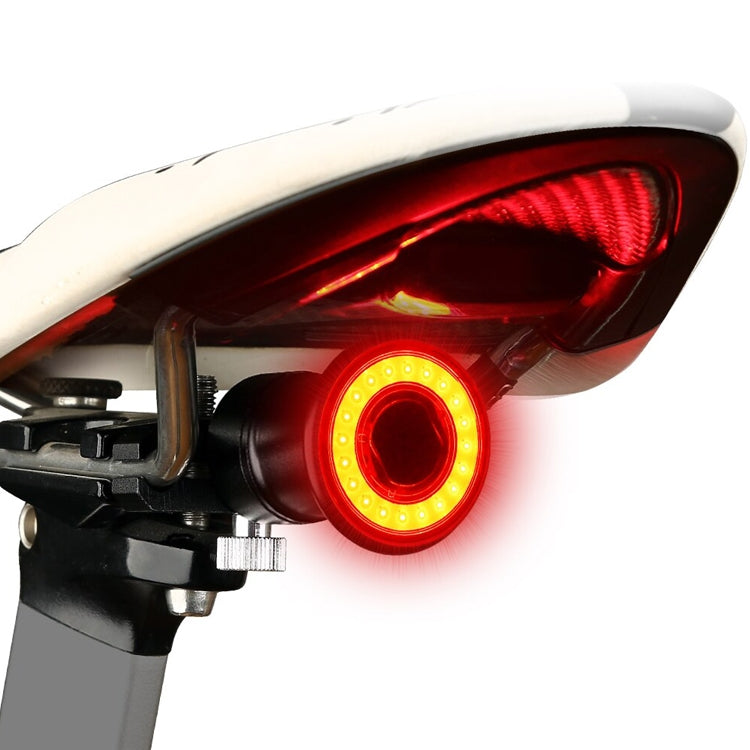 Unisex smartes Fahrrad Bremslicht, USB-wiederaufladbar, IPX6 wasserdicht, COB LED für Radsicherheit.