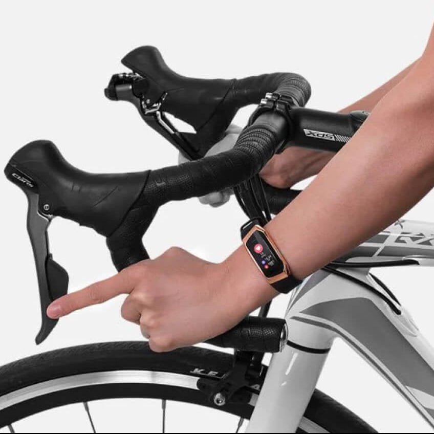 Vielseitige Aktivitätsuhr: Fitness-Tracker, Schrittzähler & Benachrichtigungsuhr für Damen & Herren.