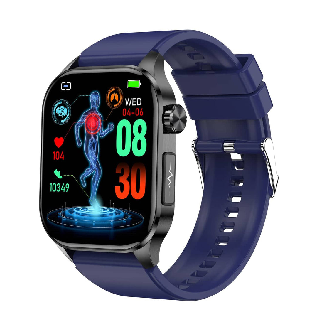 Unisex Smartwatch für Gesundheit & Fitness mit EKG und Herzfrequenzmessung am Handgelenk.