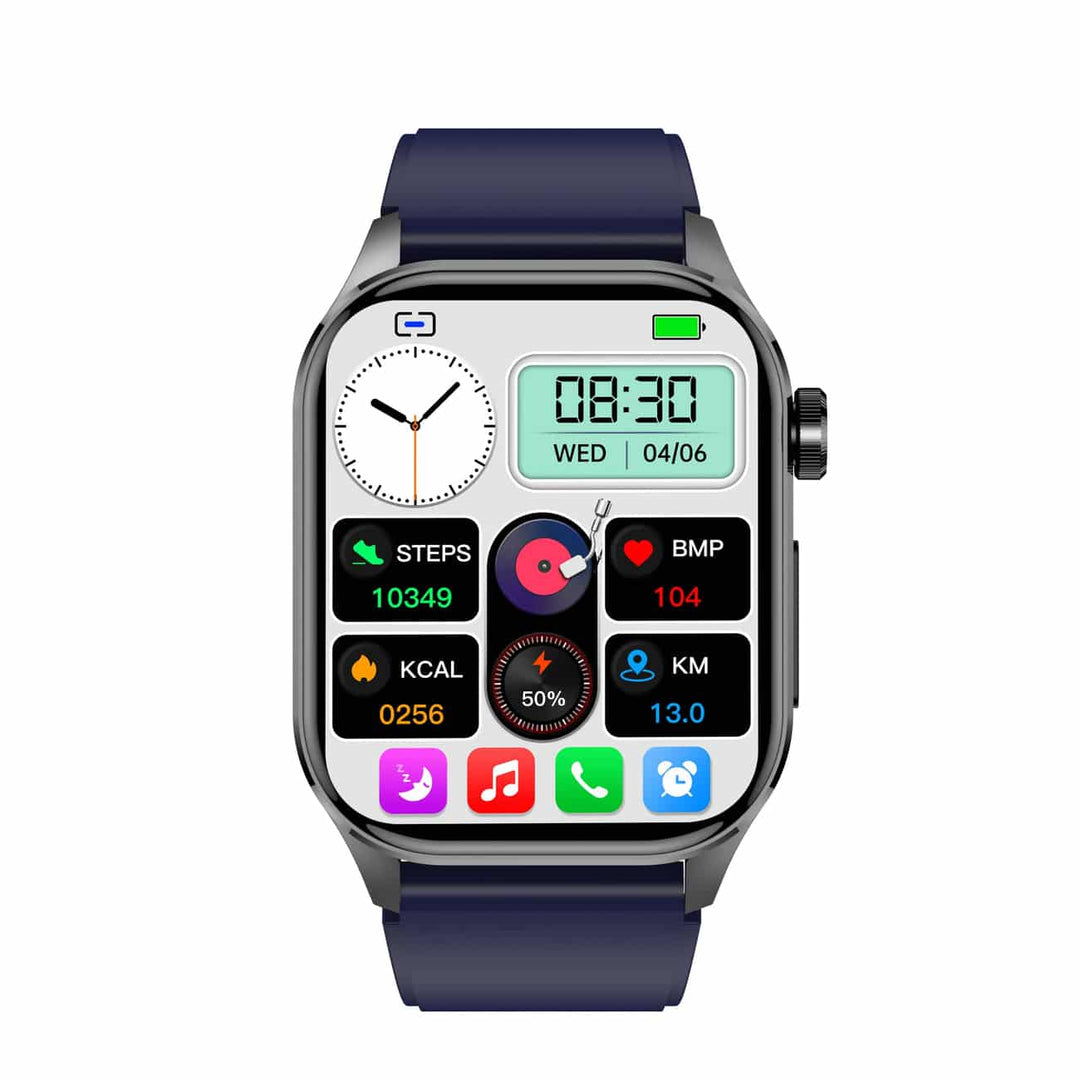 Elegantes Smartwatch-Armband für Fitness-Enthusiasten, zeigt Herzfrequenz und Aktivitätsdaten an.