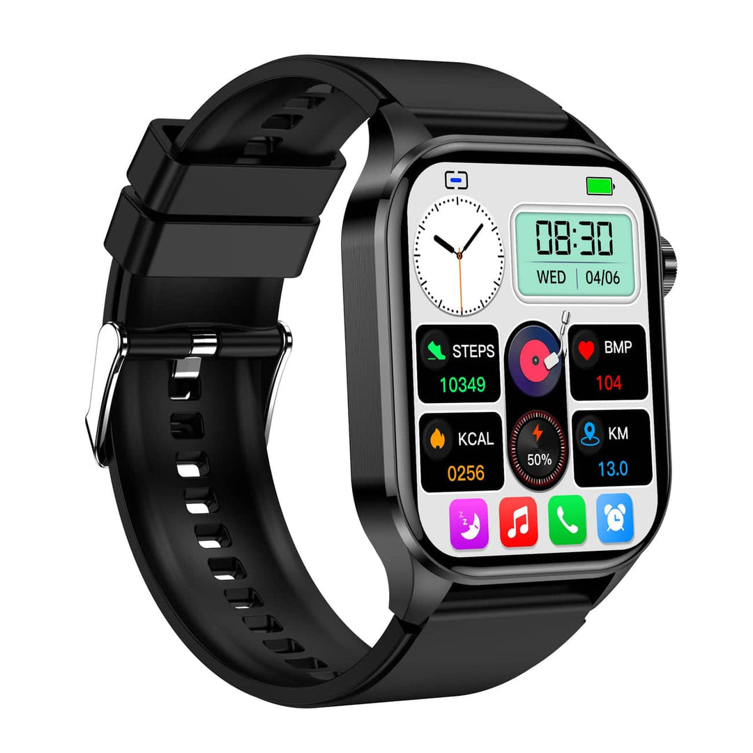 Vielseitige Unisex Smartwatch mit fortschrittlichen Gesundheitsfunktionen für ein aktives Leben.