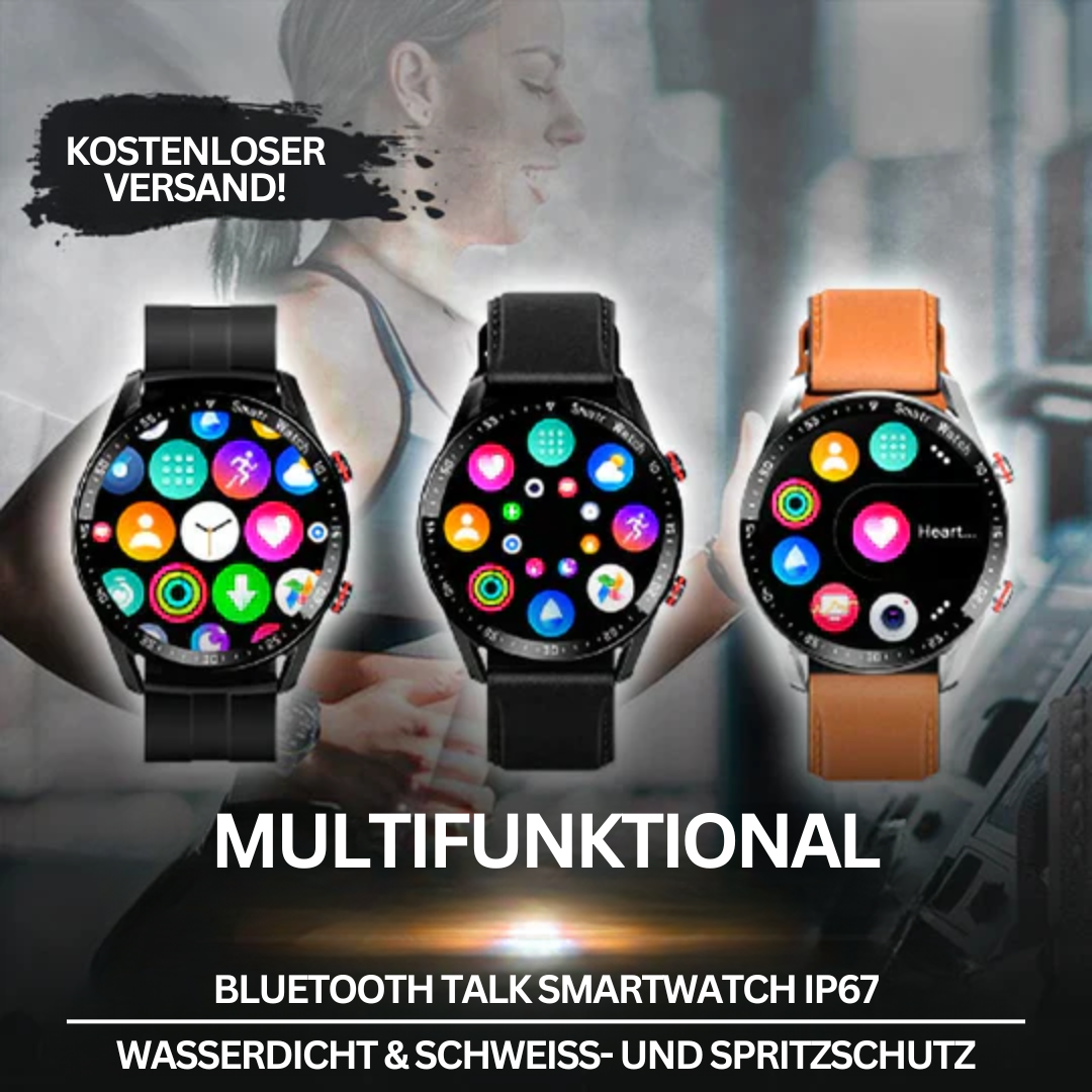 Wearable Fitnesstracker mit genauer Blutzucker- und Herzfrequenzmessung für den täglichen Gebrauch.