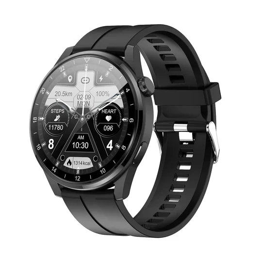 Präzise Smartwatch für Blutzucker-, Herzfrequenz- & Blutdruckmessung. Umfangreicher Fitnesstracker.