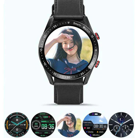 Elegante Unisex Digitaluhr mit Blutdruck- & Blutzuckermessung. Modernes Design für den Alltag.