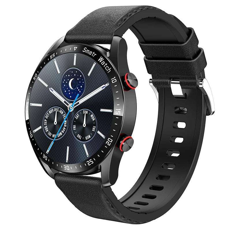 Display einer Smartwatch mit detaillierter Schlafanalyse. Verfolge deine Schlafphasen und optimiere deine Erholung.