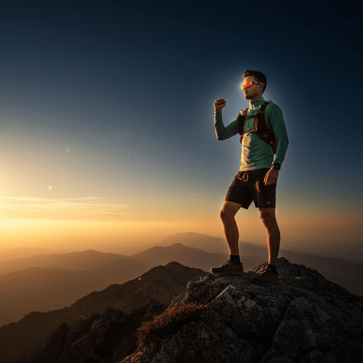 Solarion Sonnenbrille, perfekt für Laufen & Outdoor. Bietet Blendschutz und UV400 Schutz.