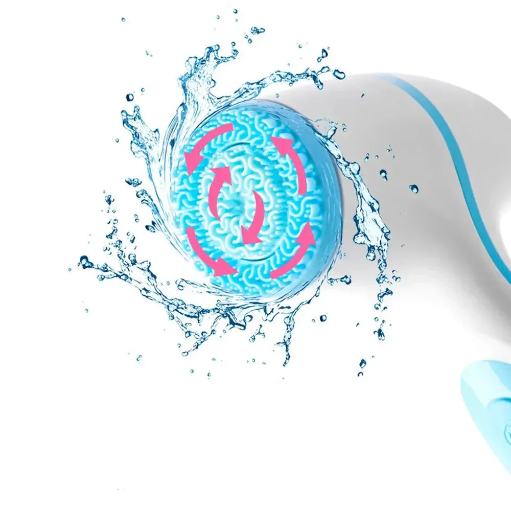 Wiederaufladbares wasserdichtes Sonic Massagegerät für Tiefenreinigung & gesunde Haut.