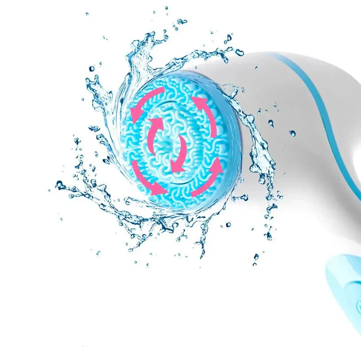 Wiederaufladbares wasserdichtes Sonic Massagegerät für Tiefenreinigung & gesunde Haut.