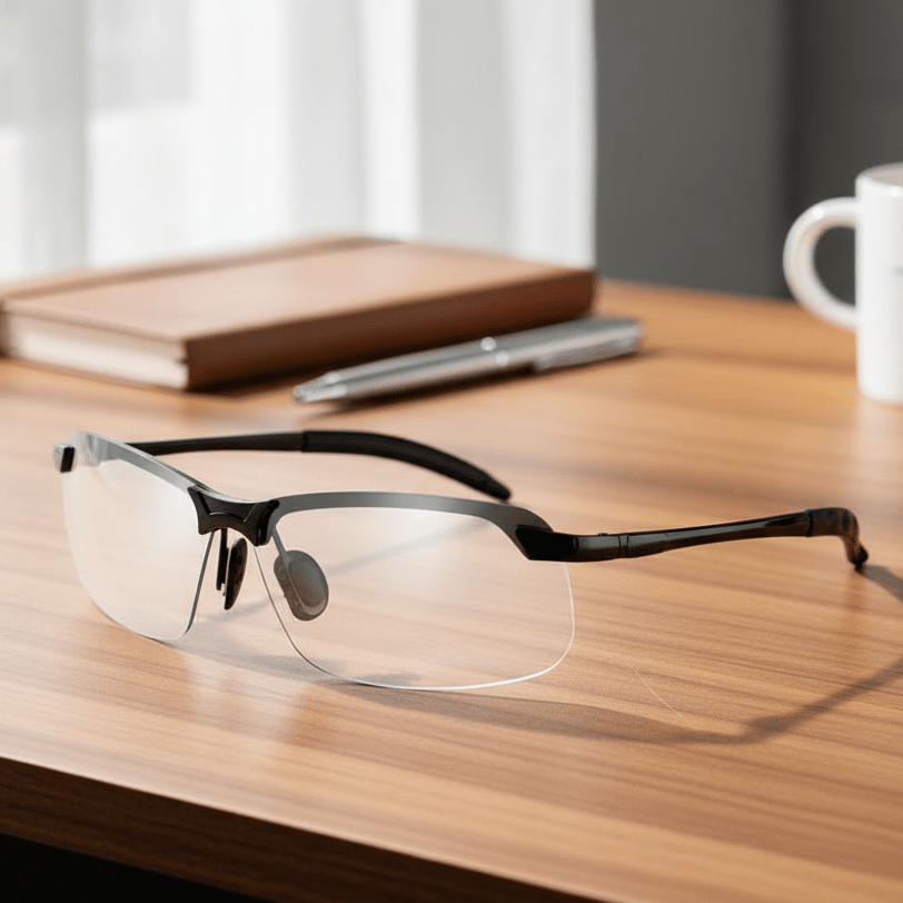 Unisex Sonnenbrille, photochrom & polarisiert, idealer UV400 Augenschutz für Outdoor-Aktivitäten.